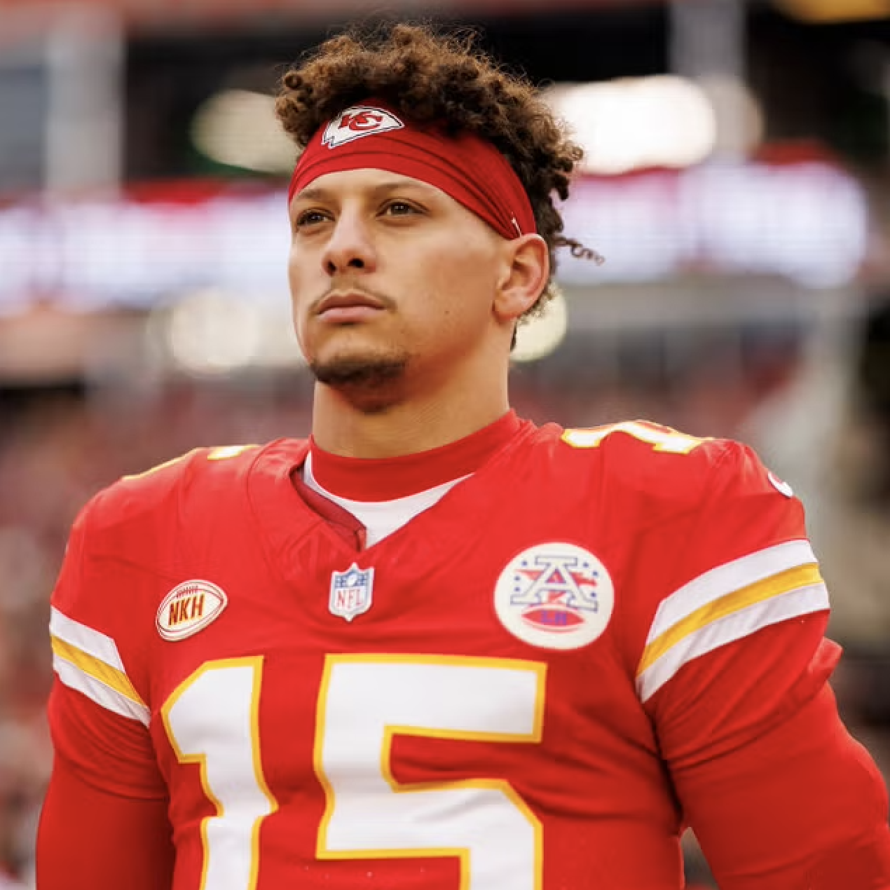 Patrick Mahomes athlete profile head shot