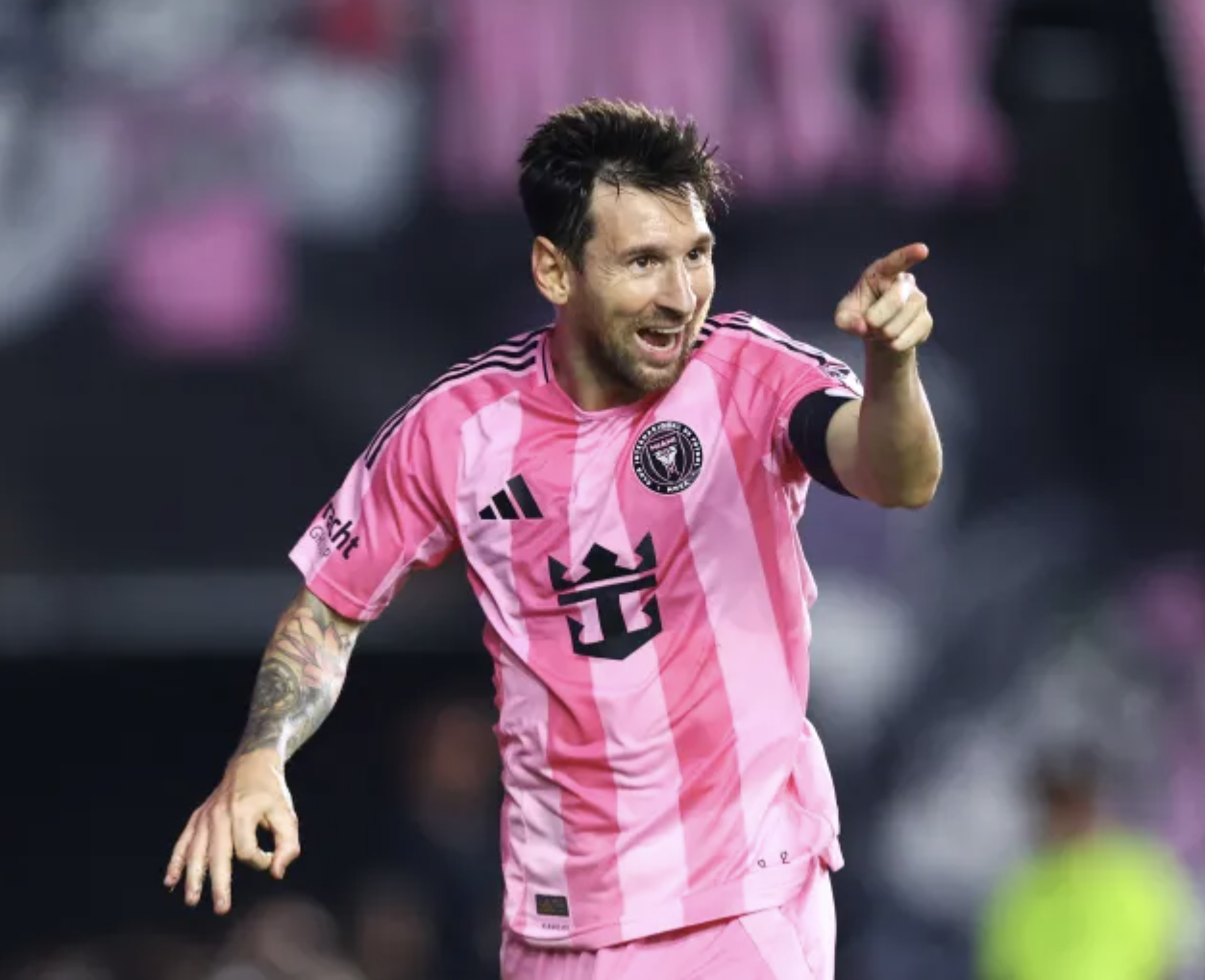 Lionel Messi athlete profile head shot