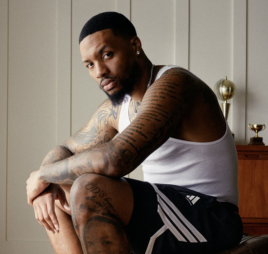 Damian Lillard athlete profile head shot